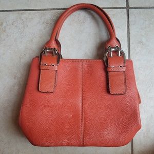 Medium Sized Orange Tignanello Purse